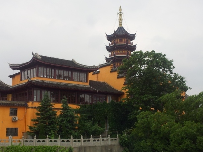Jiming Temple from the Nanjing City Walls